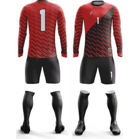 FreySport Compactness Siyah Kırmızı Kaleci Seti