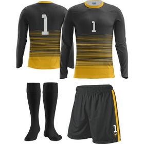 FreySport Passive Siyah Sarı Kaleci Seti