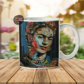 Frida Kahlo-2 Porselen Kupa Bardak