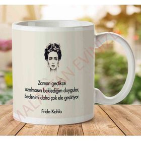 Frida Kahlo Duygular Baskılı Kupa