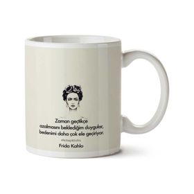 Frida Kahlo Duygular Baskılı Kupa