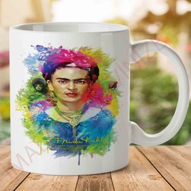 Frida Kahlo Renksel Kupa Bardak