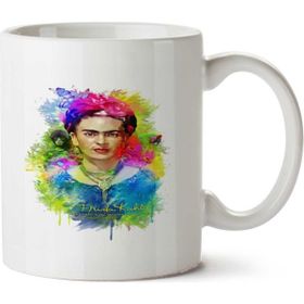Frida Kahlo Renksel Kupa Bardak
