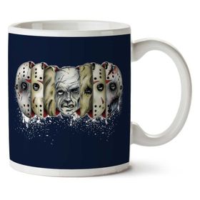 Friday the 13th Jason Faces Baskılı Kupa