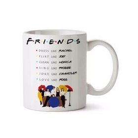 Frıends Baskılı Porselen Kupa Bardak
