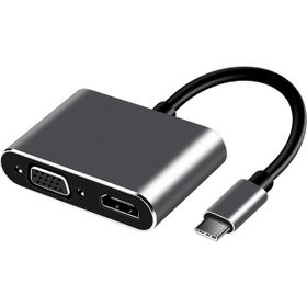 Frisby FA-7678C Type-C HDMI+VGA 4Kx2K Adaptör