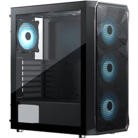 Frisby FC-9485G 600 W 80+ Siyah RGB Fan Mid Tower ATX Kasa