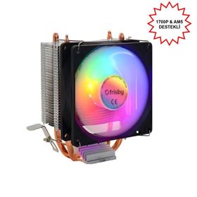 Frisby FCL-F1332C P2S Intel 1366/115X/1200/1700 AMD AM2/AM2+/AM3/AM4/AM5 İşlemci Fan