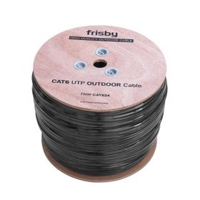 Frisby FNW-CAT624 305 m UTP CAT 6 AWG 23 Dış MEkan Siyah Data Kablosu