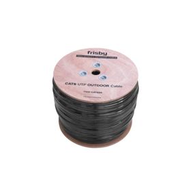 Frisby FNW-CAT624 305 m UTP CAT 6 AWG 23 Dış MEkan Siyah Data Kablosu