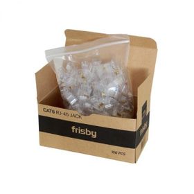 Frisby FNW-RJ4522N Metal FTP Altın Uç Konnektör
