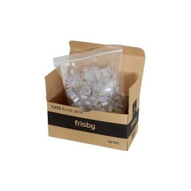 FRISBY FNW-RJ4528N RJ-45 Cat 6 Yeni Nesil Delikli 100'lü Kutulu Konnektör