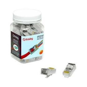 Frisby FNW-RJ4532N CAT6 EZ RJ45 100'lü Yeni Nesil Delikli Metal Konnektör