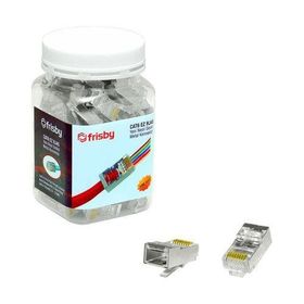 Frisby FNW-RJ4532N CAT6 EZ RJ45 100'lü Yeni Nesil Delikli Metal Konnektör
