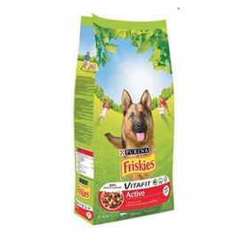 Friskies 10 kg Vitafit Aktif Köpekler için Sığır Etli Yetişkin Köpek Maması