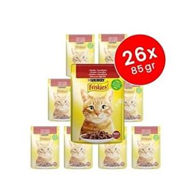Friskies 26x85 gr Biftekli Yetişkin Kedi Konservesi