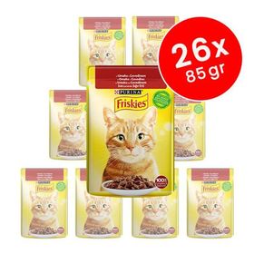 Friskies 26x85 gr Sığır Etli Yaş Kedi Maması