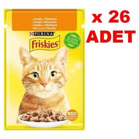 Friskies 26x85 gr Tavuklu Yaş Kedi Maması