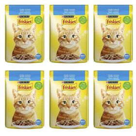 Friskies 6x85 gr Somonlu Soslu Yaş Kedi Maması