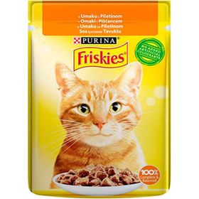 Friskies 85 gr Tavuklu Soslu Yaş Kedi Maması