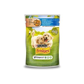 Friskies Junior Tavuklu Pouch 100 gr Yavru Köpek Konservesi