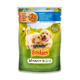 Friskies Junior Tavuklu ve Havuçlu Yavru 20x100 gr Yaş Köpek Mama