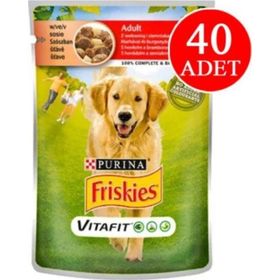 Friskies Sığır Etli ve Patatesli 40x100 gr Yaş Köpek Mama
