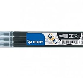 Frixion FR7-B-S3 Siyah 3 Adet Isı ile Uçan Kalem İçi Refil