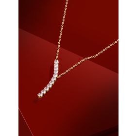 FRNCH FRJ30419-519-G Sıralı Zirkon Taşlı Kadın Kolye