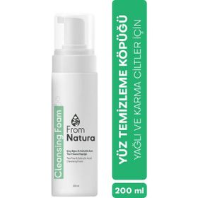 From Natura 200 ml Çay Ağacı ve Salisilik Asit Yıkama Köpüğü