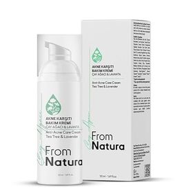 From Natura Çay Ağacı ve Lavanta Akne ve Siyah Nokta Karşıtı 50 ml Bakım Kremi
