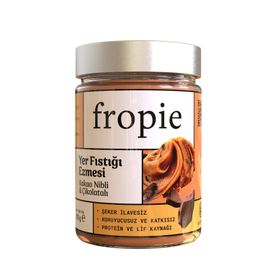 Fropie 315 gr Kakao Nibli ve Çikolatalı Yer Fıstığı Ezmesi