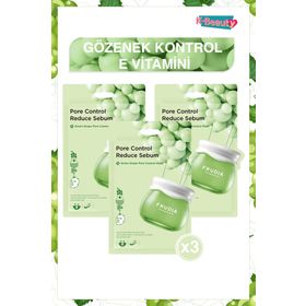 Frudia Green Grape 3 Adet Kağıt Yüz Maskesi
