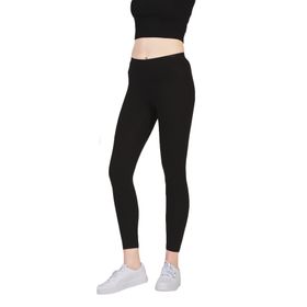 Fsm1453 4023-4066-1 Siyah Bilek Boy Kadın Tayt