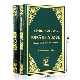 FÂTIHA'DAN NÂS'A ESBÂB-I NÜZÜL İTHAL KAĞIT ( 2 CILT ) KUR'AN AYETLERININ İNİŞ SEBEPLERI - BEDREDDIN ÇETİNER
