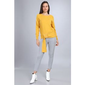 Ftz Women 20-570 Safran Kadın Önü Incili Bluz