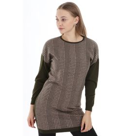 Ftz Women 21-1236 Haki Desenli Kadın Tunik