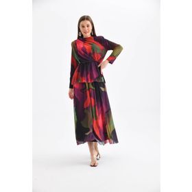 Ftz Women 30419 Mor Kadın Likra Tül Takım