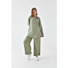 Ftz Women 30717 Haki Kadın Modal Cepli Takım