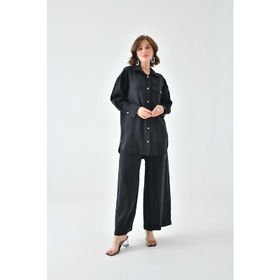 Ftz Women 30717 Siyah Kadın Modal Cepli Takım
