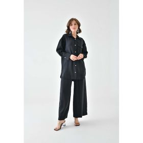 Ftz Women 30717 Siyah Kadın Modal Cepli Takım