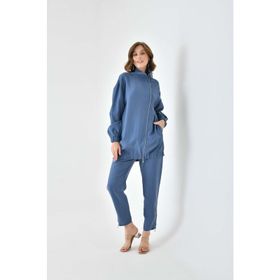 Ftz Women İndigo 30716 Kadın Modal Pantolonlu Takım