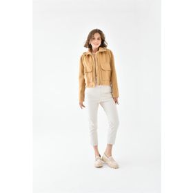 Ftz Women RBN4070 Camel Kaşe Kadın Ceket