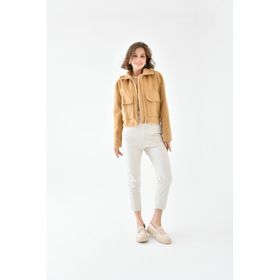Ftz Women RBN4070 Camel Kaşe Kadın Ceket
