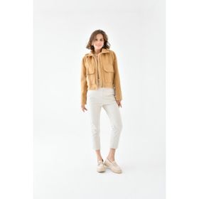 Ftz Women RBN4070 Camel Kaşe Kadın Ceket