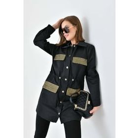 Ftz Women Siyah 30715 Kadın Paraşüt Kap