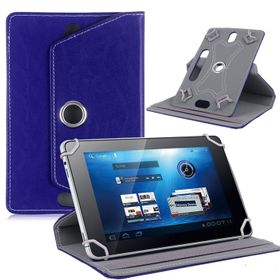Fuchsia Alcatel 1T10 2020 10 inç Uyumlu 360° Dönebilen Standlı Kapaklı Universal Tablet Kılıfı