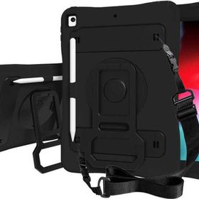 Fuchsia Apple iPad 10.2 2021 9. Nesil Uyumlu Yeni Nesil Kalem Bölmeli Defender Tablet Kılıfı
