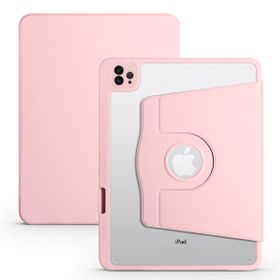 Fuchsia Apple iPad 10.9 2022 10.Nesil Kılıf Termik Kalem Bölmeli Dönebilen Standlı Kılıf