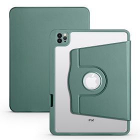 Fuchsia Apple iPad 10.9 2022 10.Nesil Kılıf Termik Kalem Bölmeli Dönebilen Standlı Kılıf
